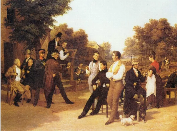 The Gamesters, Germany, 1834